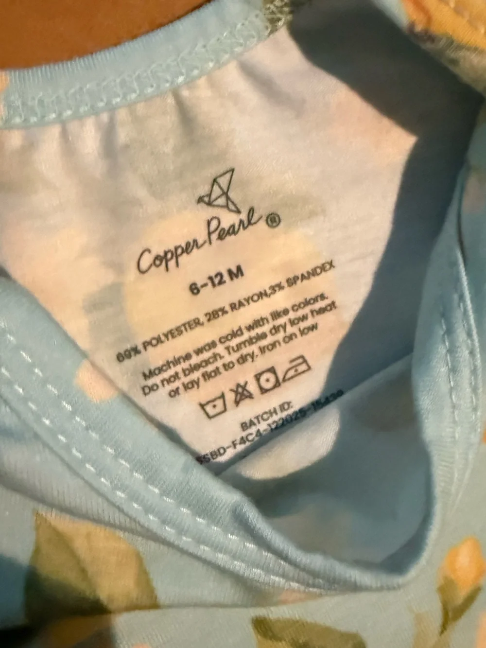 Copper Pearl Onesie and Pants 6-12M NWT